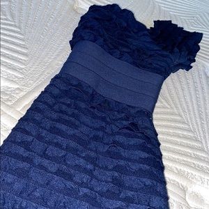 Off shoulder elastic waist dress